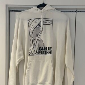 Cream Billie Eilish Hoodie